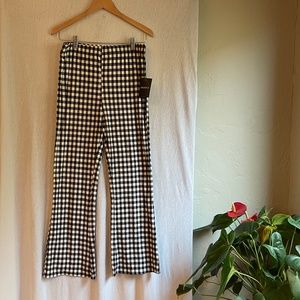 Forever 21 black/white knit pant